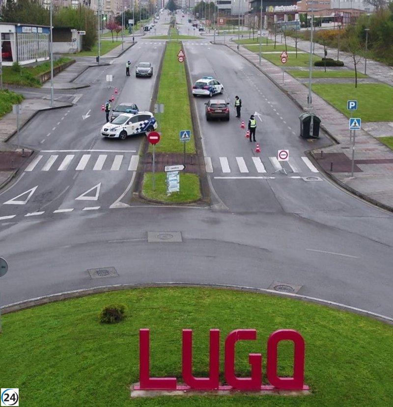 Conducía en Lugo tras dar positivo en alcoholemia hace dos horas.