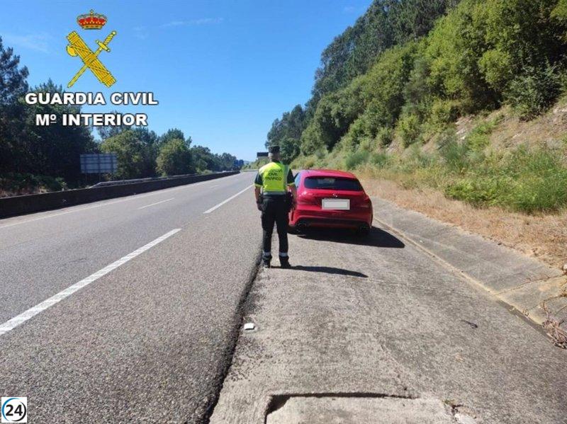 Vecino de Cambados investigado por velocidad de récord en la AP-9: 229 km/h.