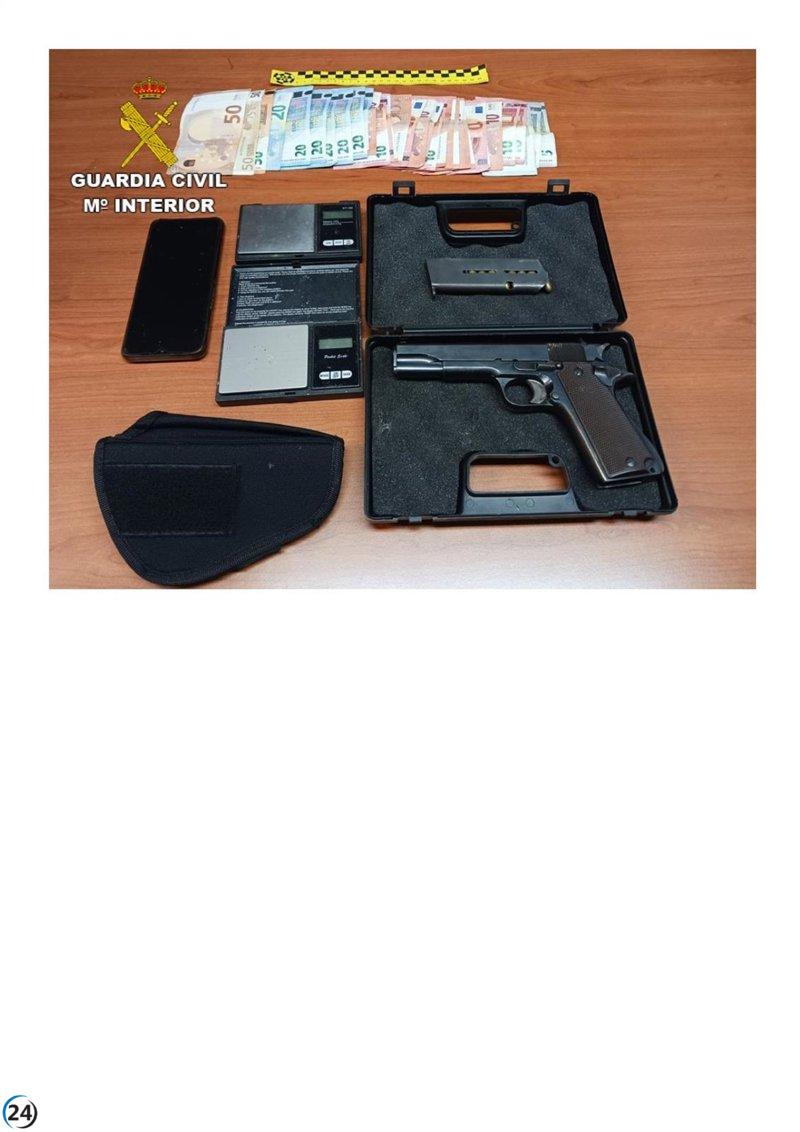 Detenido hombre con cocaína, heroína y pistola en vivienda de Ponteareas (Pontevedra)