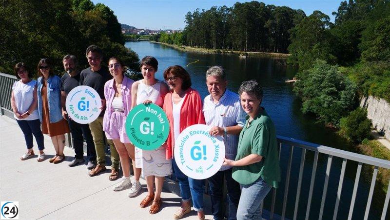 BNG utiliza el ejemplo de Pontevedra para movilizar el voto y enfrentar a los negacionistas del cambio climático.