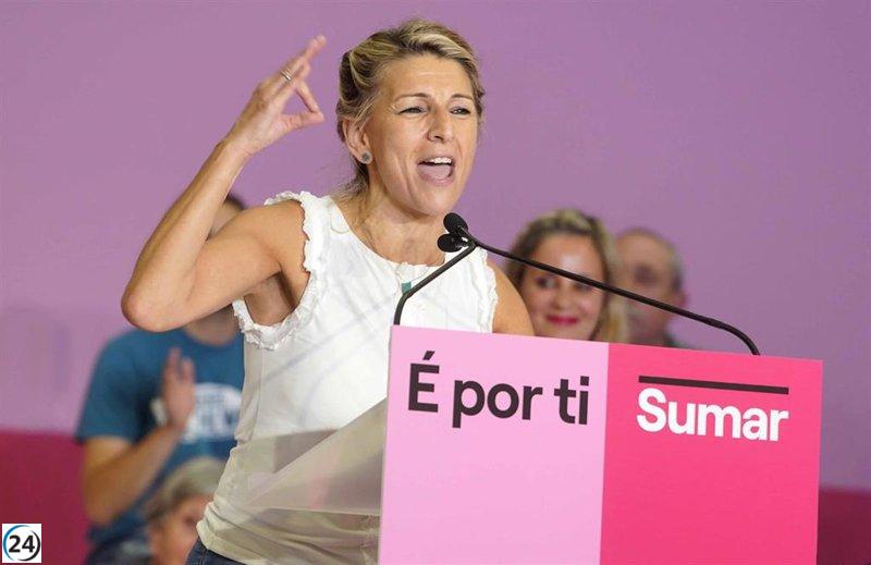 Díaz llama a la movilización contra los recortes de Feijóo y su relación con Marcial Dorado.