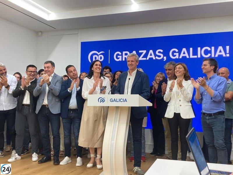 Rueda celebra victoria aplastante en Galicia y respalda el derecho de Feijóo a gobernar