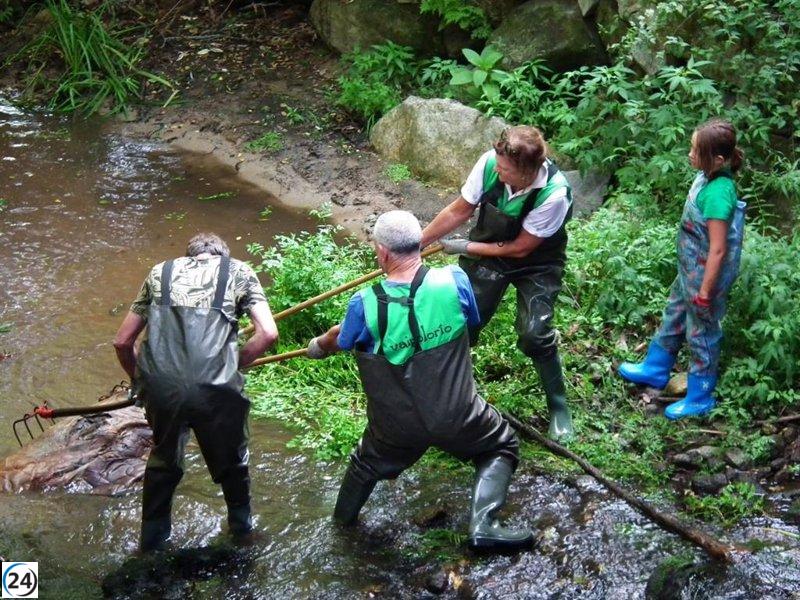 Vaipolorío finaliza exitosamente su 23ª campaña de limpieza del río Gafos en Pontevedra con la remoción de más de 1,5 kilogramos de residuos.