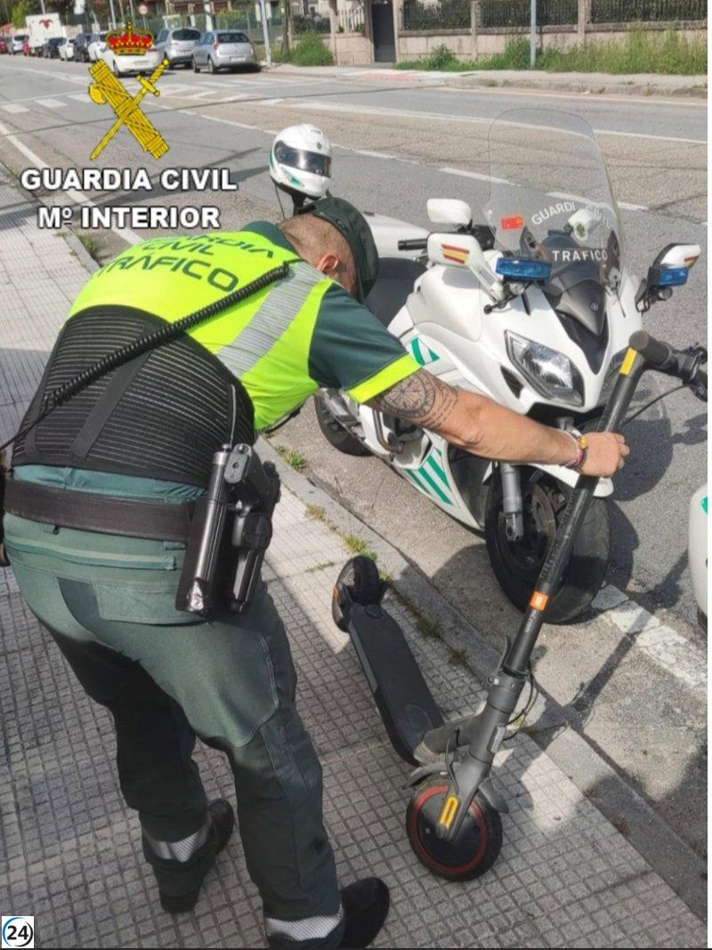 Detenido en Vigo hombre que circulaba en patín eléctrico bajo los efectos de las drogas
