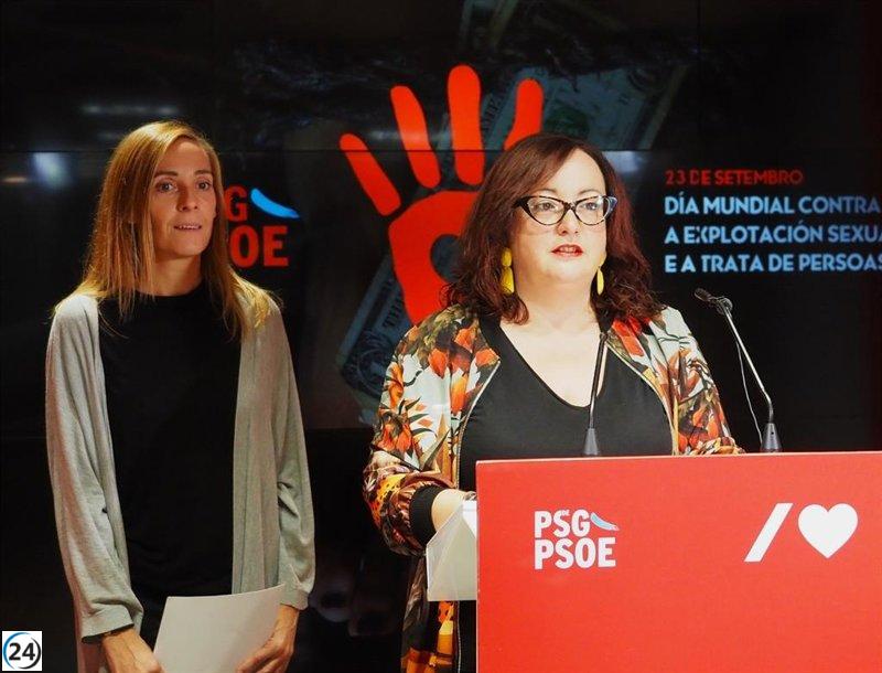 El PSdeG exige a la Xunta que el Plan gallego contra la trata de personas sea implementado eficazmente