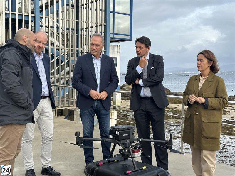 Drones y IA revolucionan el estudio del crecimiento del mejillón con un éxito del 95%