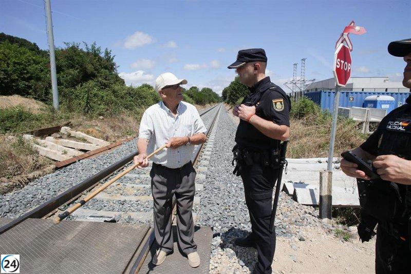 Adif toma medidas y cierra el paso a nivel de Recimil en Lugo tras trágico accidente que costó la vida de dos jóvenes en julio.