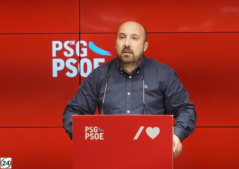 Crítica del PSdeG a Rueda por ser controlado por Feijóo y no ejecutar el 59% de los fondos europeos.