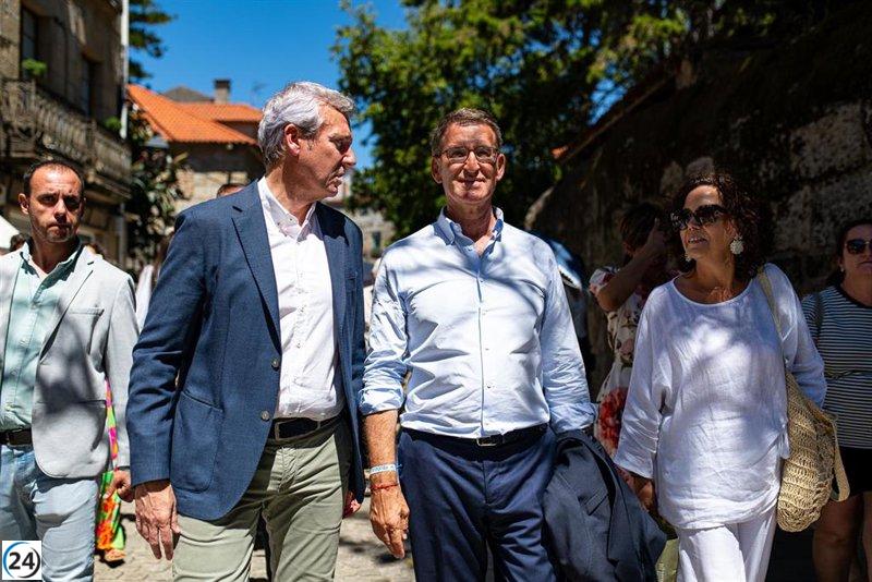 Feijóo considera prioritario para el PP triunfar en Galicia en 2024 y asegura que están 