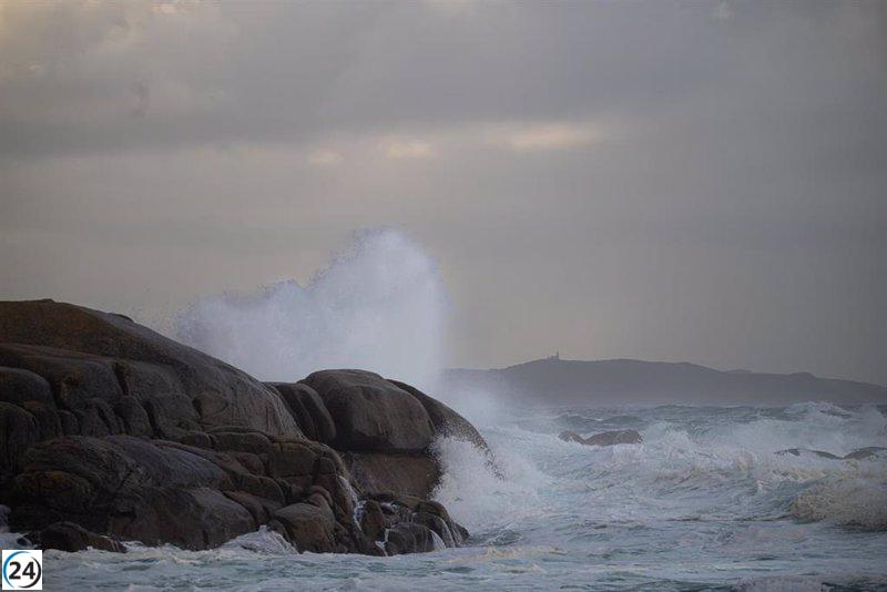Alerta en el litoral este por intensa borrasca en Galicia este domingo
