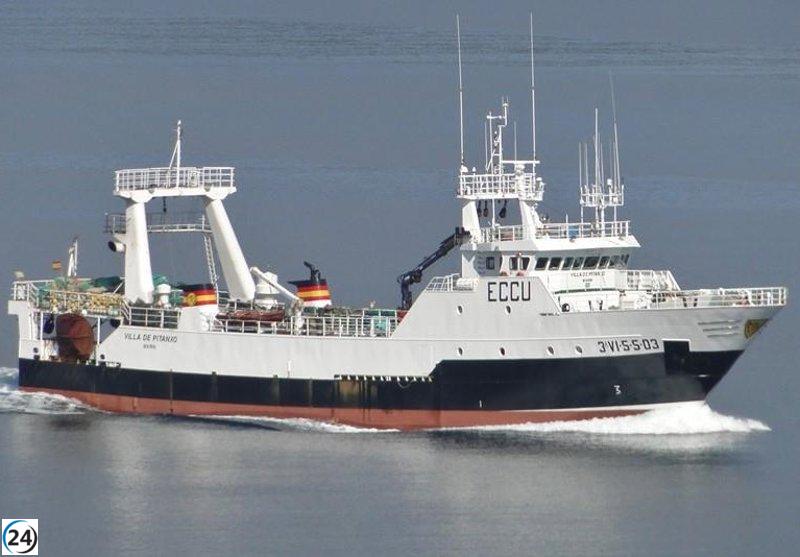Armadora de Pitanxo multada en España con más de 150k euros por desactivar geolocalizadores en barcos.