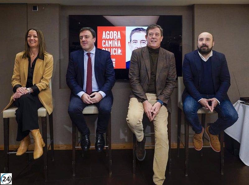 Besteiro (PSdeG) desafía a Rueda a participar en seis debates para discutir sobre Galicia y abandonar la política de comodidad.