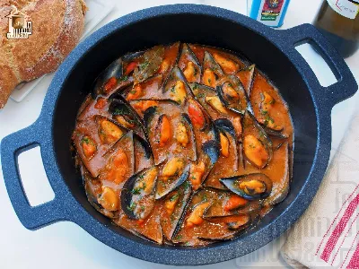 Mejillones gallegos a la marinera