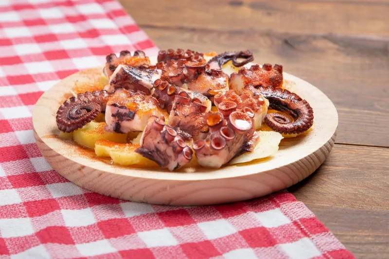 Pulpo a la gallega, ¡delicioso!